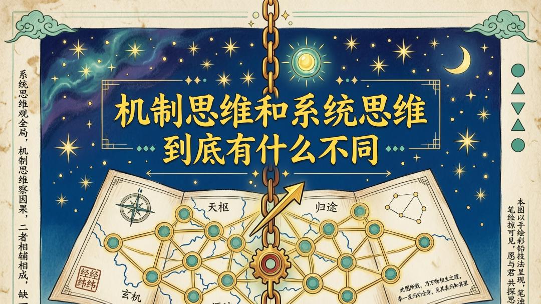 机制思维和系统思维，到底有什么不同？
