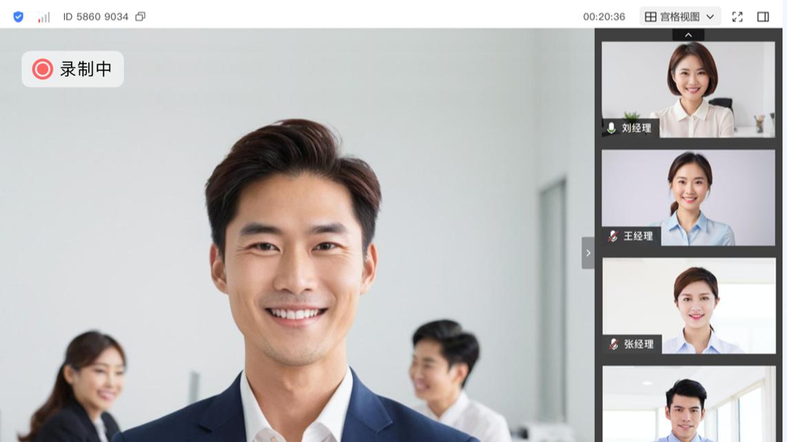 线上高清会议，线下智能纪要，这款软件一步到位