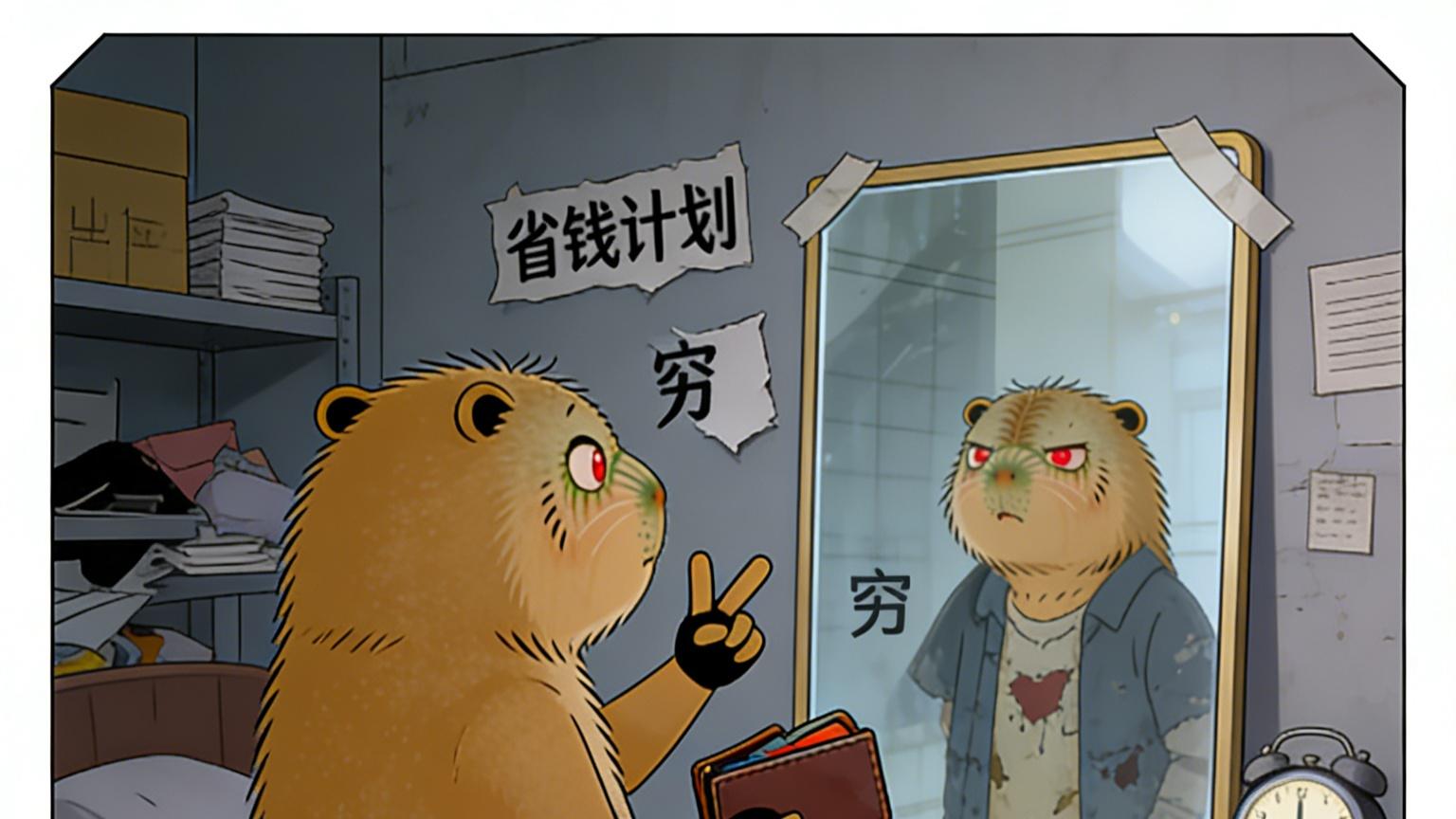 长得不美想得很美