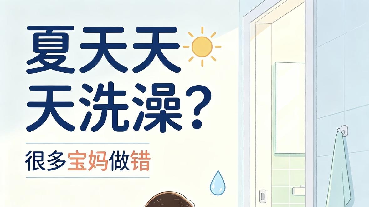 夏天给宝宝洗澡