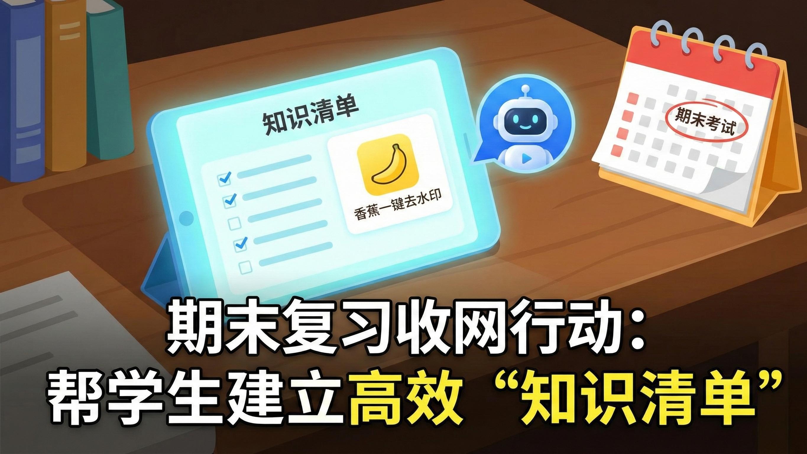期末复习还在“炒冷饭”？用“极简清单法”帮学生构建知识网