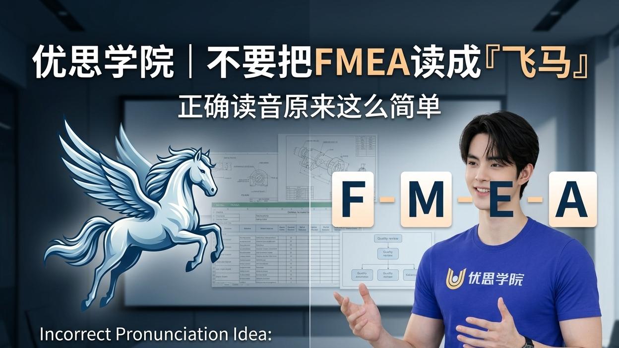 优思学院：不要把FMEA读成「飞马」，正确读音原来这么简单