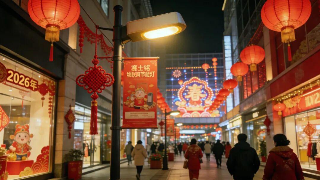 物联网节能灯点亮春节商业新图景