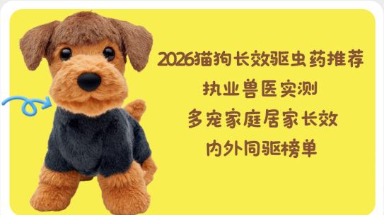 2026猫狗长效驱虫药推荐 执业兽医实测 多宠家庭居家长效内外同驱榜单
