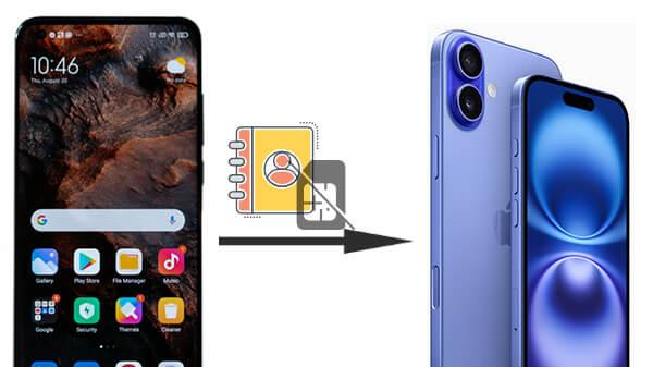 4 种方法将联系人从Android传输到 iPhone
