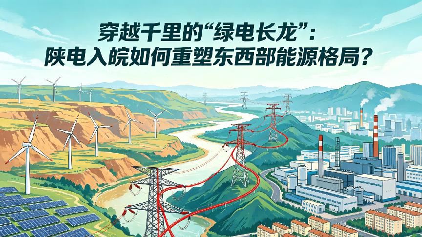 穿越千里的“绿电长龙”：陕电入皖如何重塑东西部能源格局？