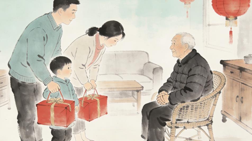 过年这种“转手孝顺”正在流行，很多子女苦不堪言，老人却引以为豪