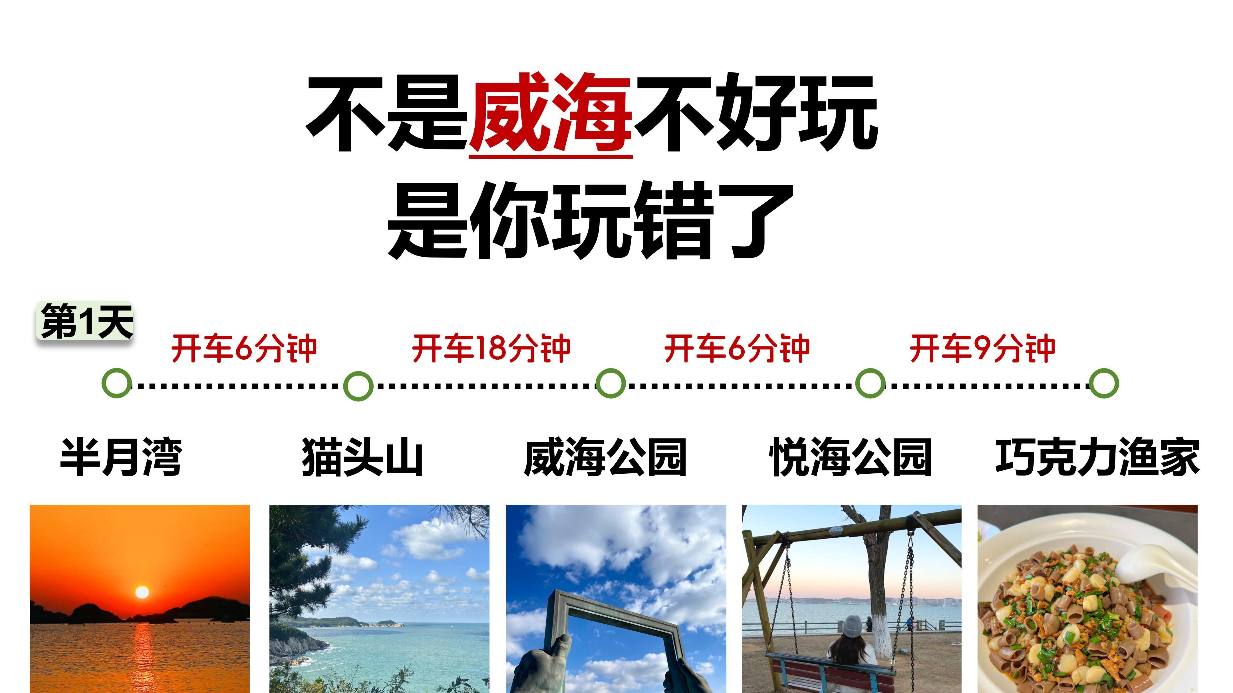 不是威海不好玩，是你玩错了