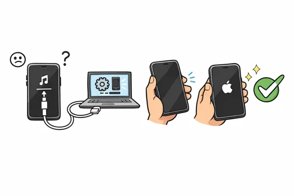 iPhone 卡在恢复模式：如何修复（分步指南）