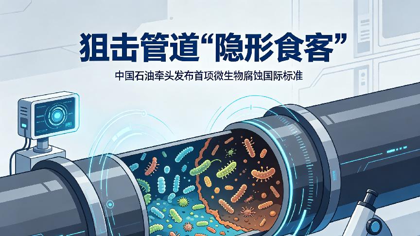 狙击管道“隐形食客”：中国石油牵头发布首项微生物腐蚀国际标准