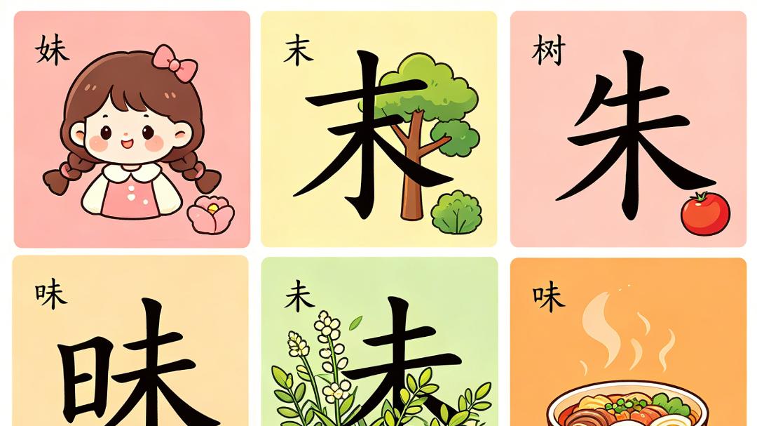 从草木繁盛到百态字义：“未” 字如何衍生汉字