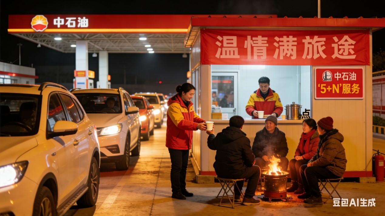 温情满旅途 中石油“5+N”服务绘就春运暖心画卷