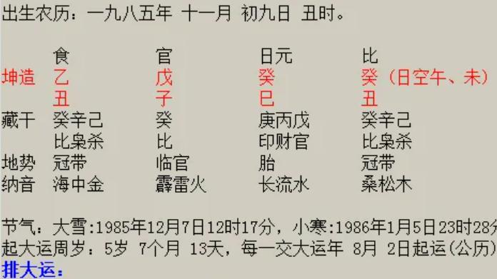 从小不顺，中年得癌的女命八字