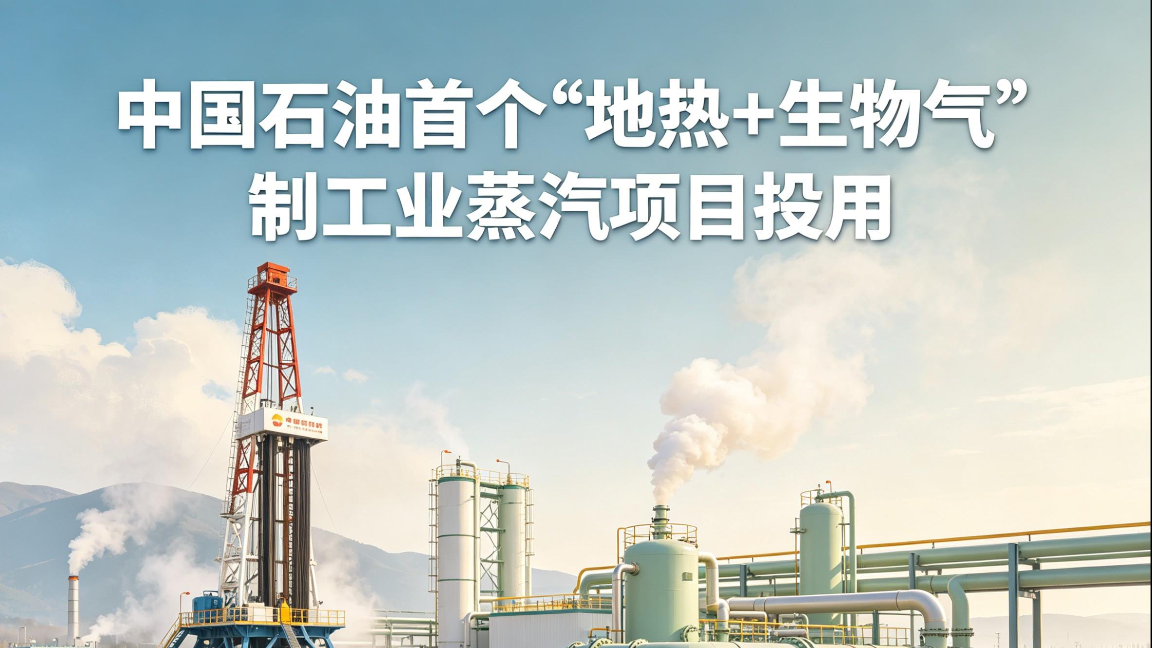 油田不采油了？中石油首座"地热+生物气"项目在东营点火