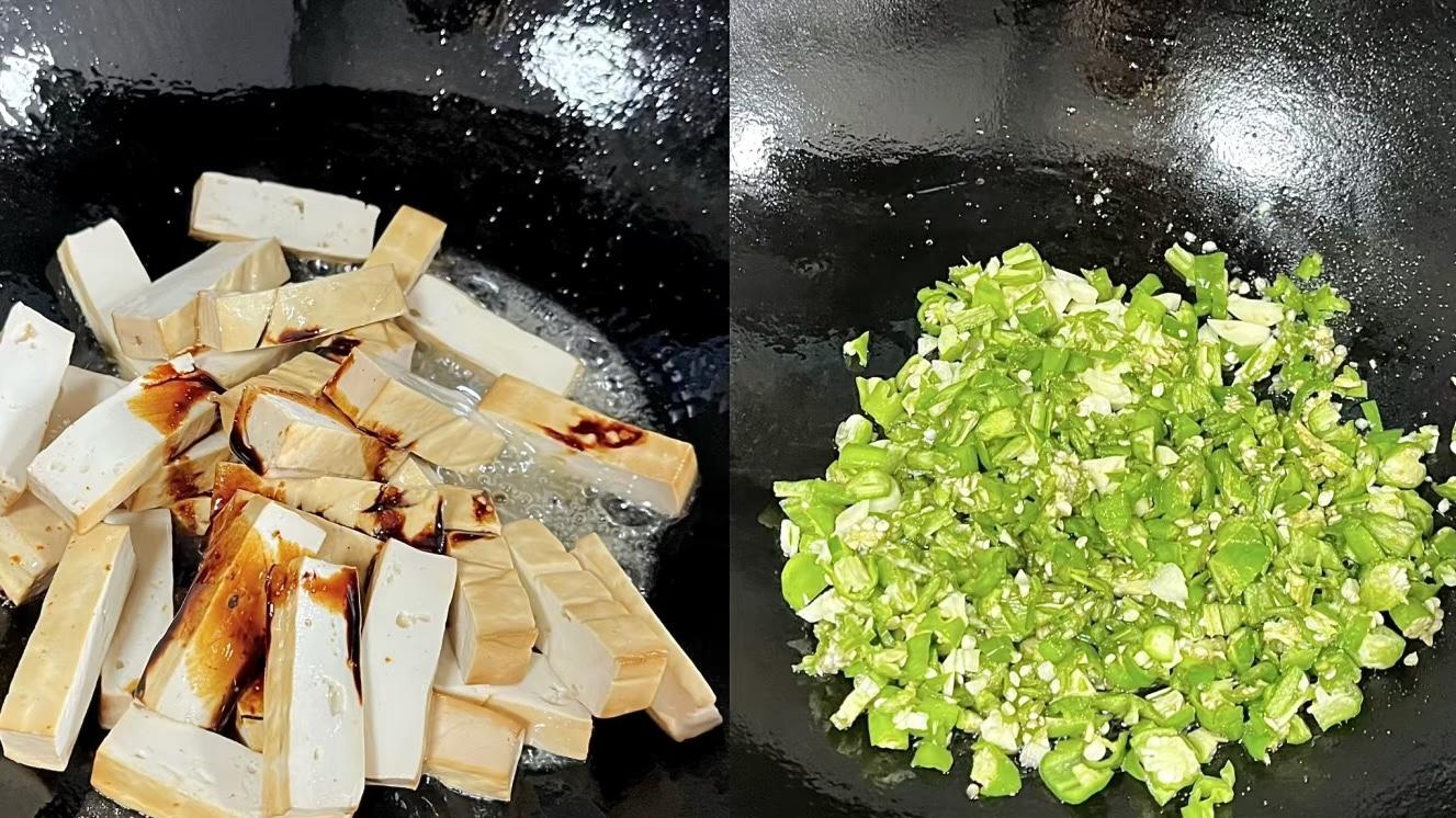 青椒炒香干：5分钟搞定干饭魂的“光速小炒！”