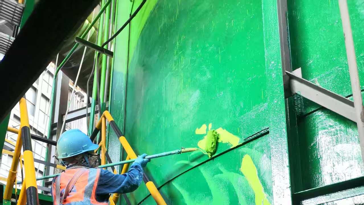 张掖烟囱外部防腐涂装美化施工注意事项