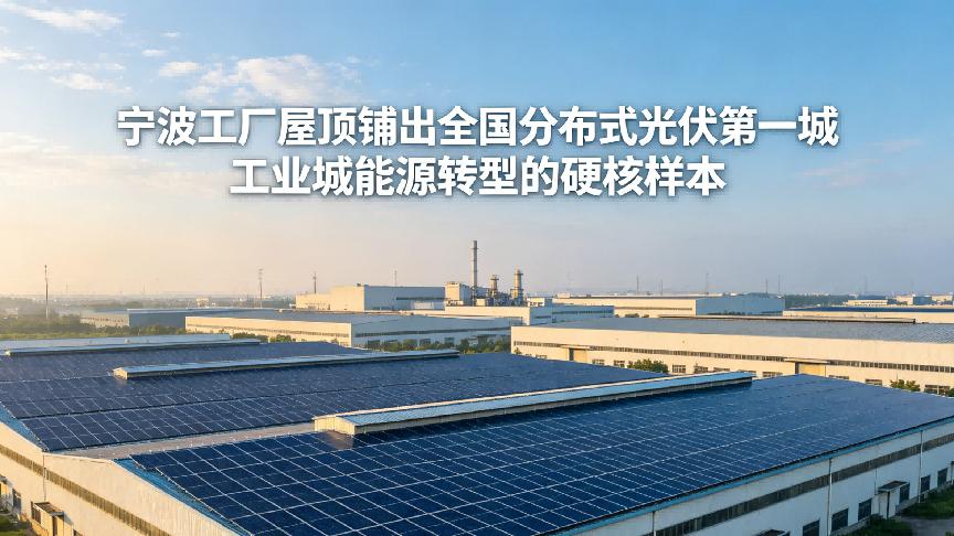 宁波工厂屋顶铺出全国分布式光伏第一城