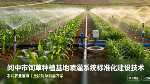 阆中市饲草种植基地喷灌系统标准化建设技术