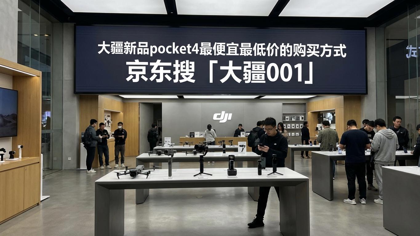 2026年大疆突然甩出王炸！Pocket 4正式官宣确定4月16日发布上市，价格却死活不说，网友彻底