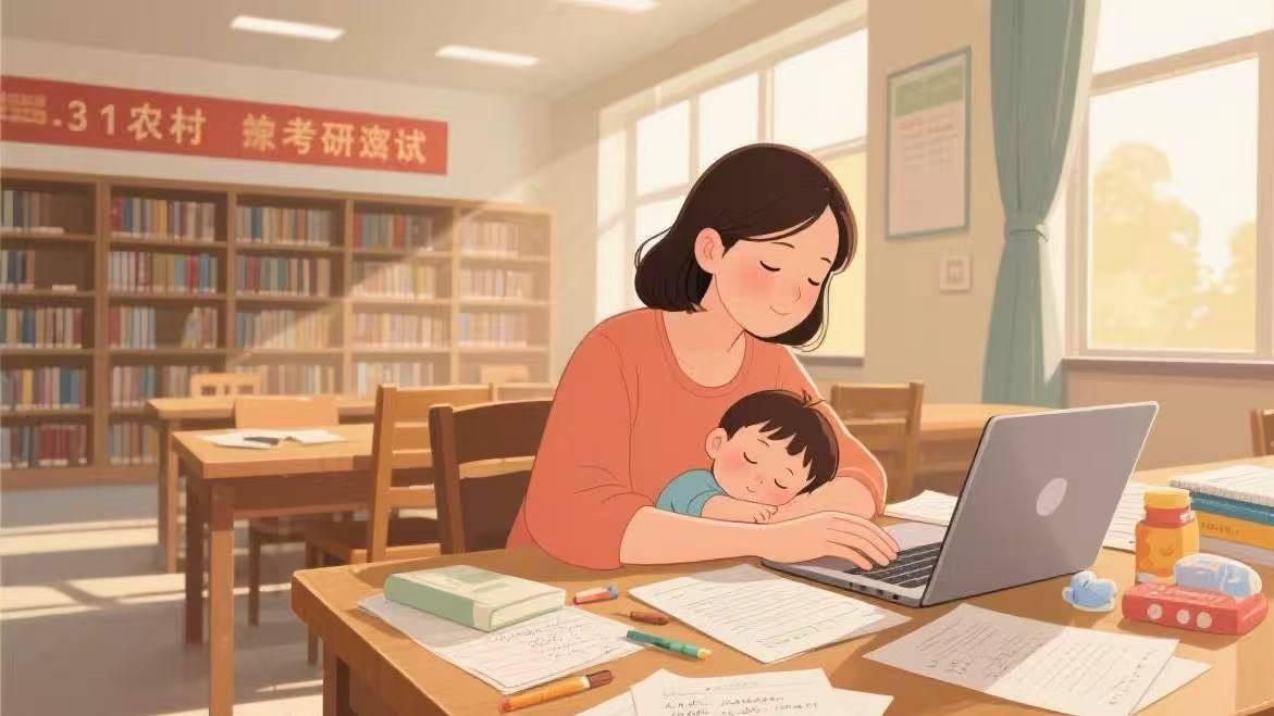 31岁带娃读研的宝妈今天想对考研人说：别慌，这几天是最后的“翻盘”机会