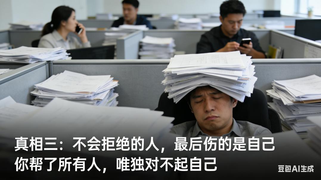 老登实话：别让“能者多劳”坑了你，学会这3句话不做工具人