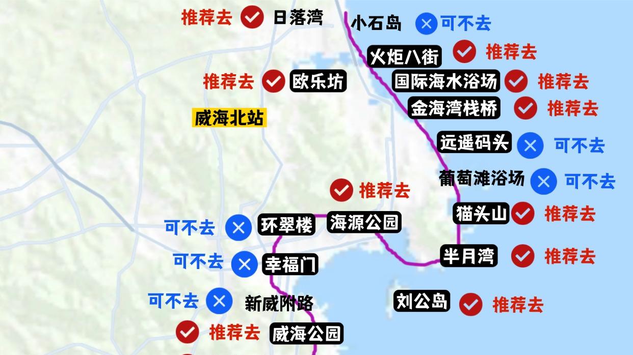 威海3日游已回，没做攻略崩溃了