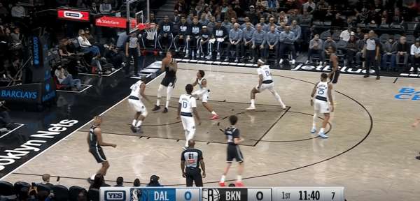 小迈克尔-波特VS独行侠：高效率三人小范围配合砍下26分