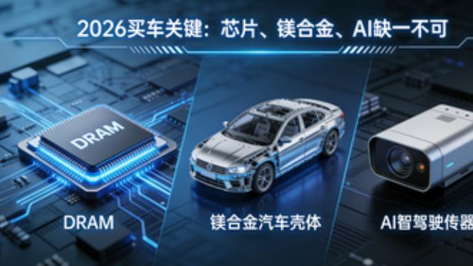 CARMAMA解读：2026买车，芯片、材料、AI三重变革影响你的钱包与体验