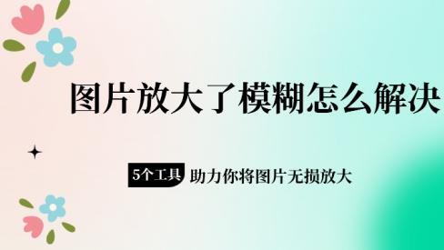 图片一放大就模糊还有救吗？收好这5款无损放大神器