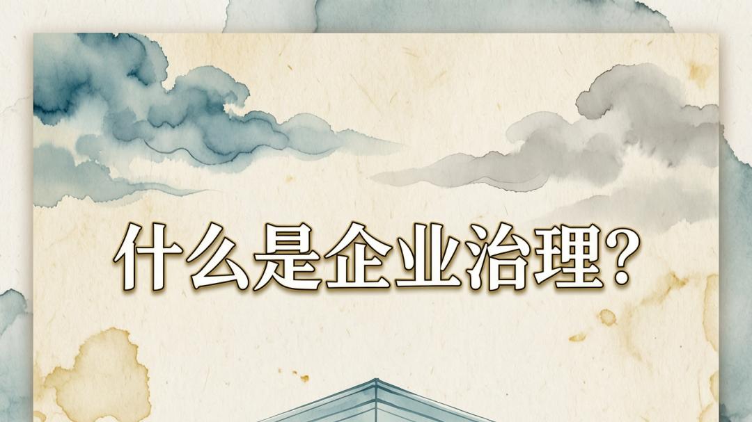 什么是企业治理？