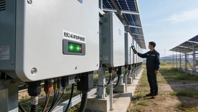 光伏2.4G RFID声光标签，户外盘点新方向！