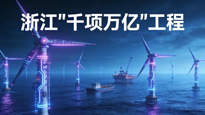 浙江“千项万亿”工程揭幕，深远海风电挺进“蓝海之极”