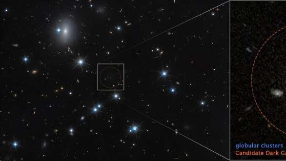 哈勃发现了一个几乎看不见的星系，可能有99%是暗物质