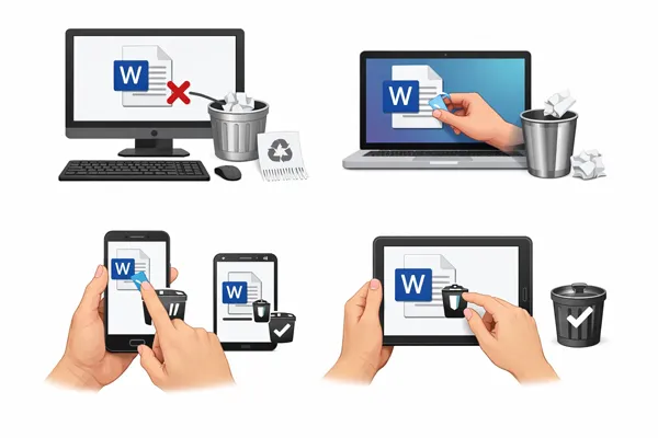 如何在Windows、Mac和移动设备上永久删除Word文档