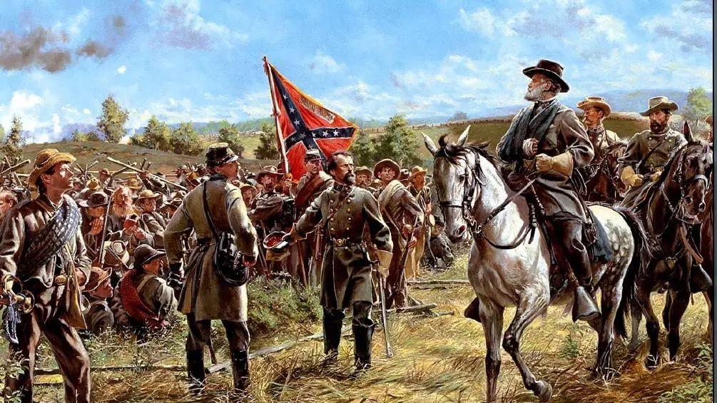 美国南北双方的道德观念以及中央和地方的矛盾诱发了南北战争