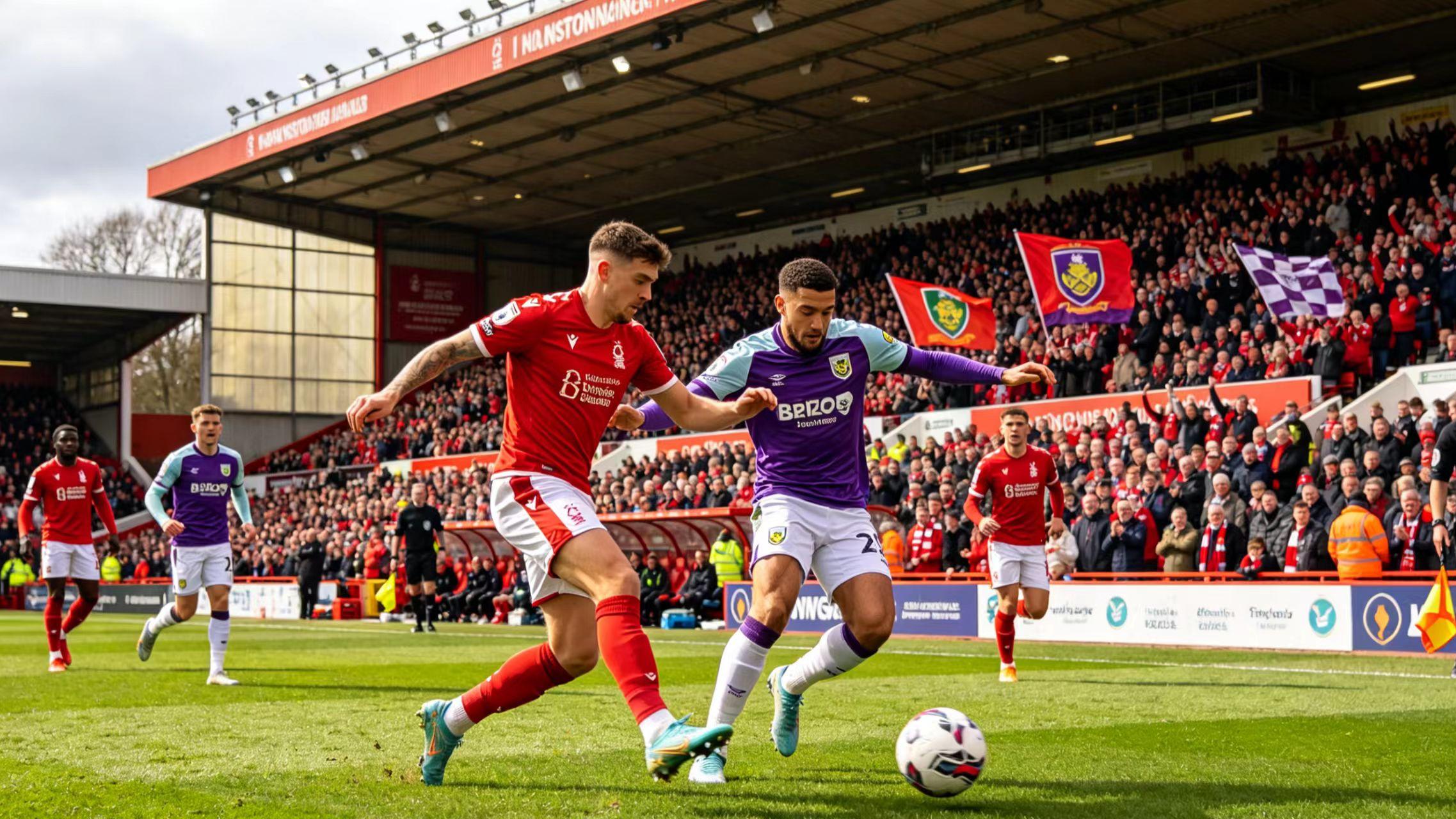 英超，森林主场迎战伯恩利，能否顺利击败对手拿到保级关键三分。