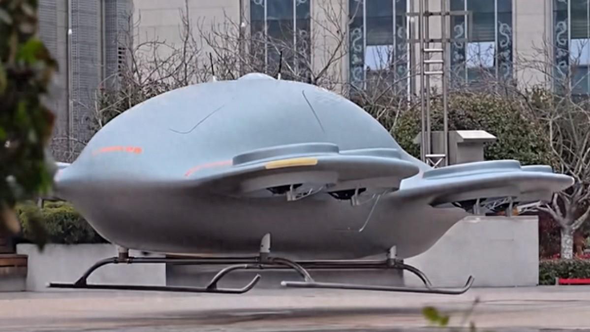 全球首创！全涵道式吨级“飞碟”eVTOL试飞成功，可贴楼飞行