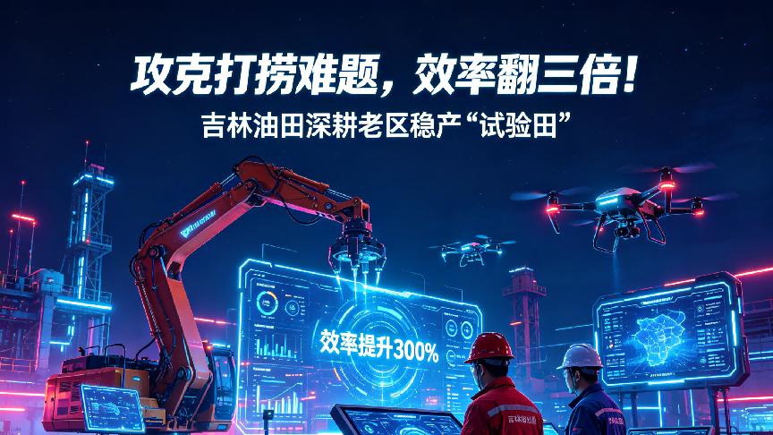 攻克打捞难题，效率翻三倍！吉林油田深耕老区稳产“试验田”