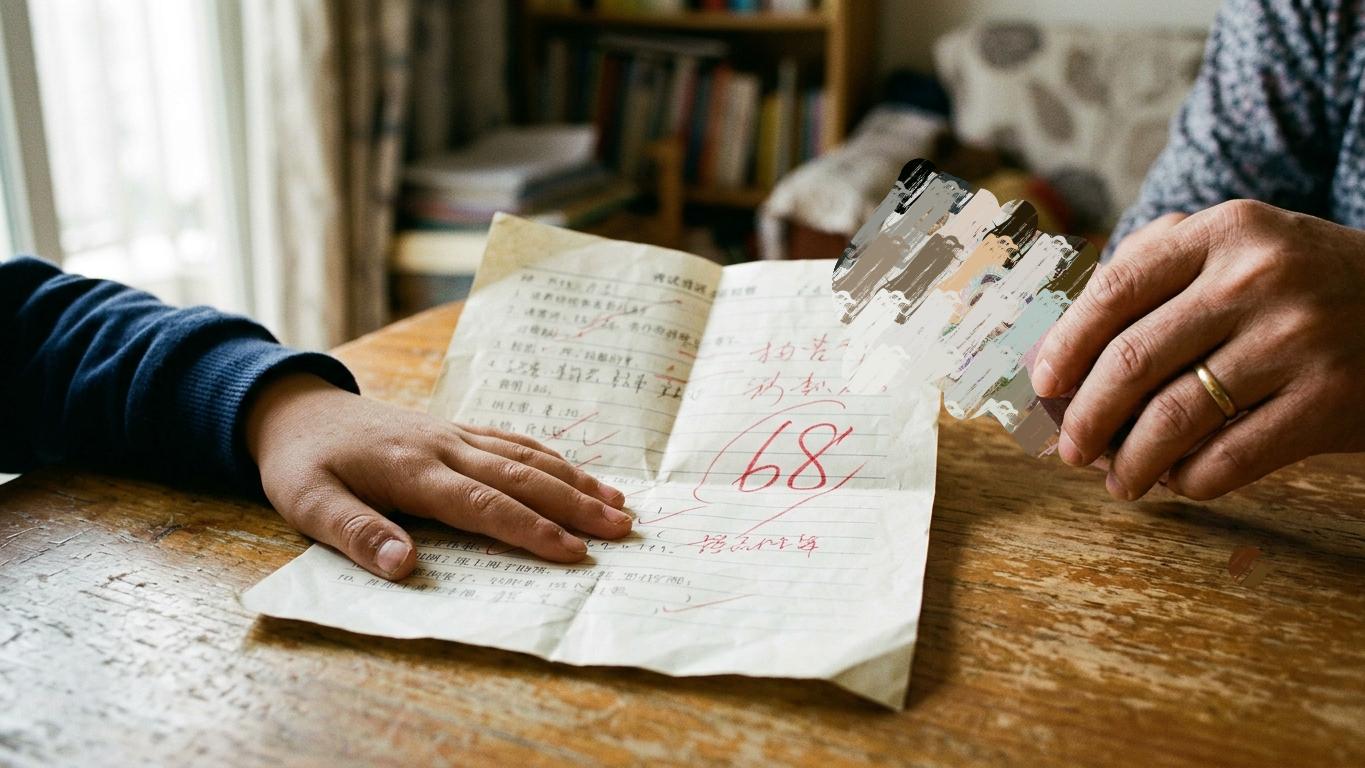 不是分数太低，而是家长太怕“真话”——68分奖钱刺痛了多少父母？