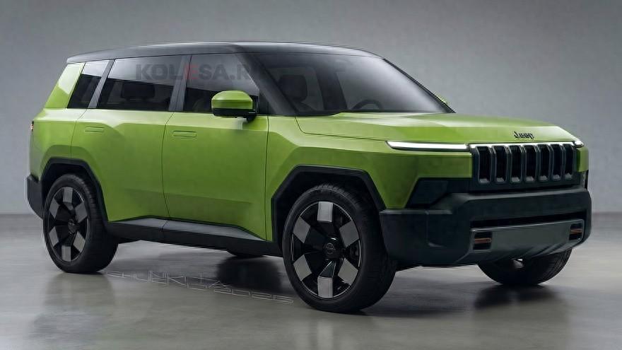 强强联合！新Jeep旗舰越野车与东风合作打造：首批渲染图曝光