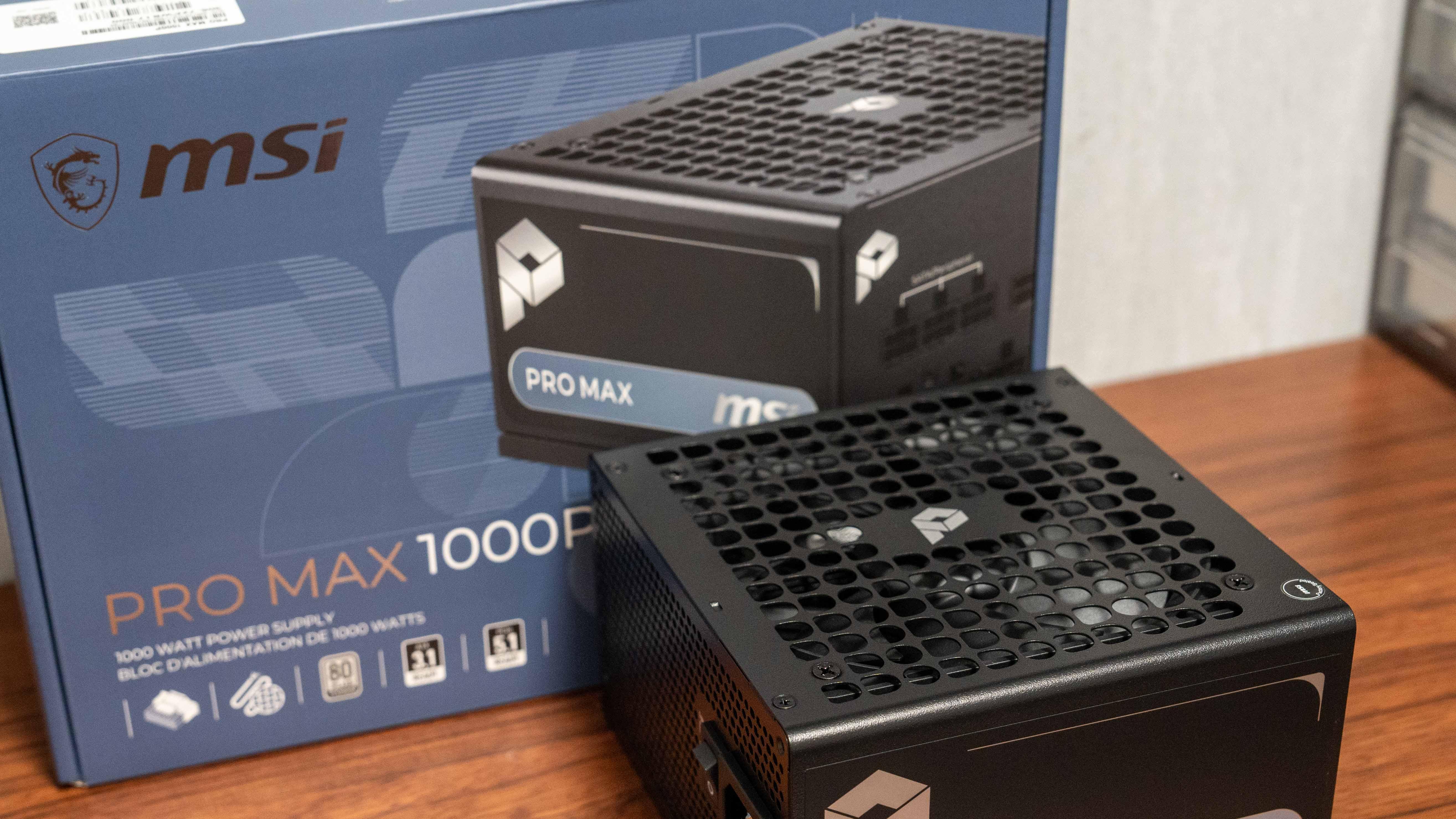 600不到拿下1000W白金全模组？微星PRO MAX 1000P电源装机分享
