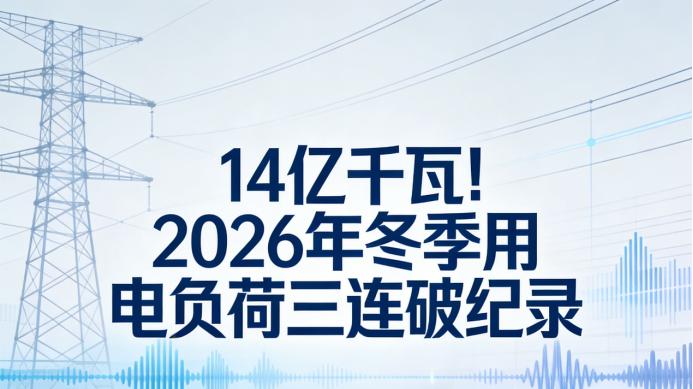 2026年冬季用电负荷三连破纪录，中国电网迎来极限压力测试