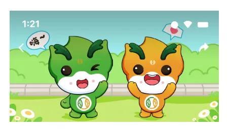 享佳集团IP形象表情包“享享和佳佳”上线