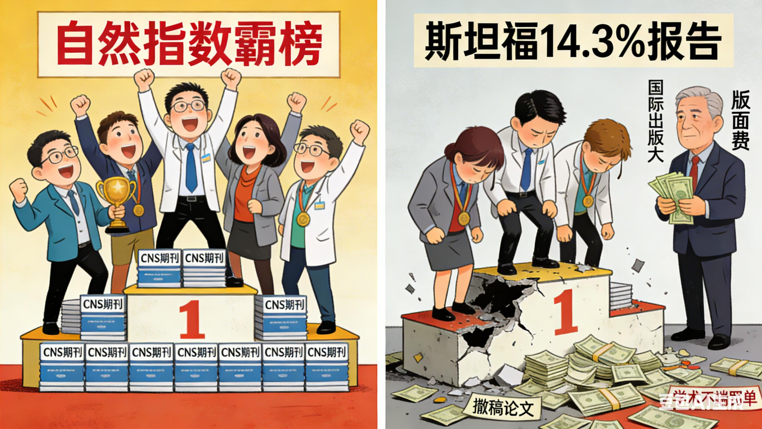 解开“屠榜到14.3%”真相：终结“学术殖民”游戏，跨越SCI/CNS陷阱，迈向科学奥林匹斯