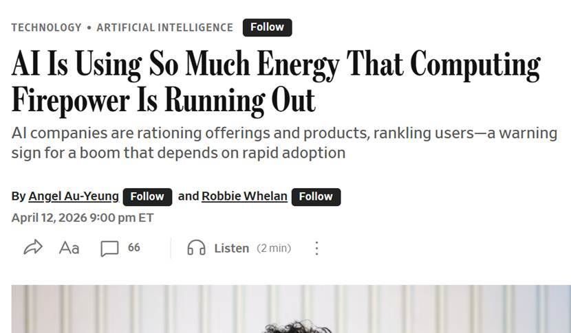 外媒：AI“淘金热”遭遇算力荒，企业被迫取舍项目