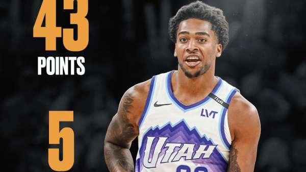 逐帧拆解：森萨博的生涯之夜，高效爆砍43分创生涯新高