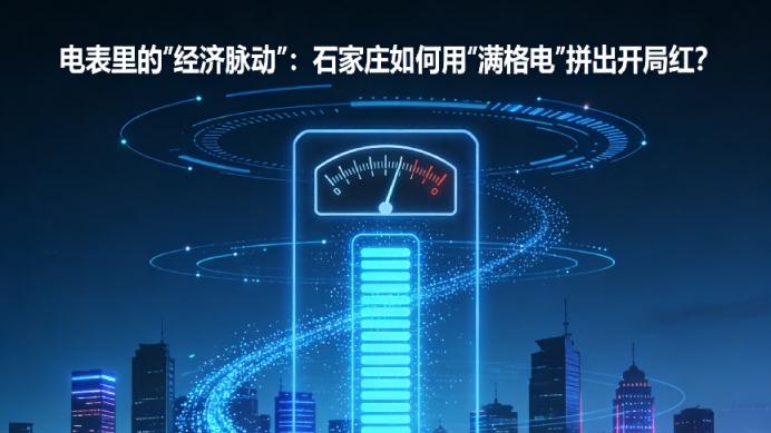 电表里的“经济脉动”：石家庄如何用“满格电”拼出开局红？
