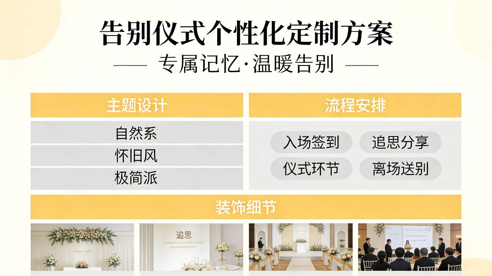 告别仪式策划：个性化定制方案