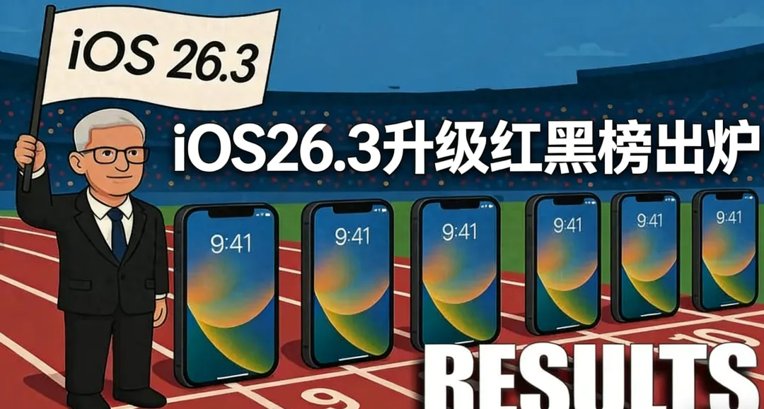 iOS 26.3升级红黑榜出炉：这7款放心升、有2款别碰