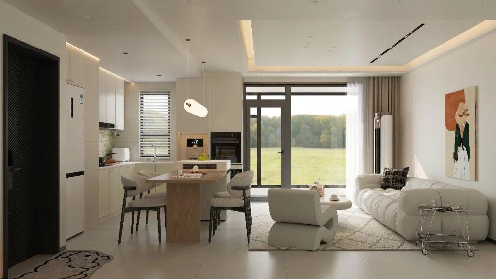 设计作品｜天庆国际新城102㎡法式小清新居所：温柔入骨，烟火可亲